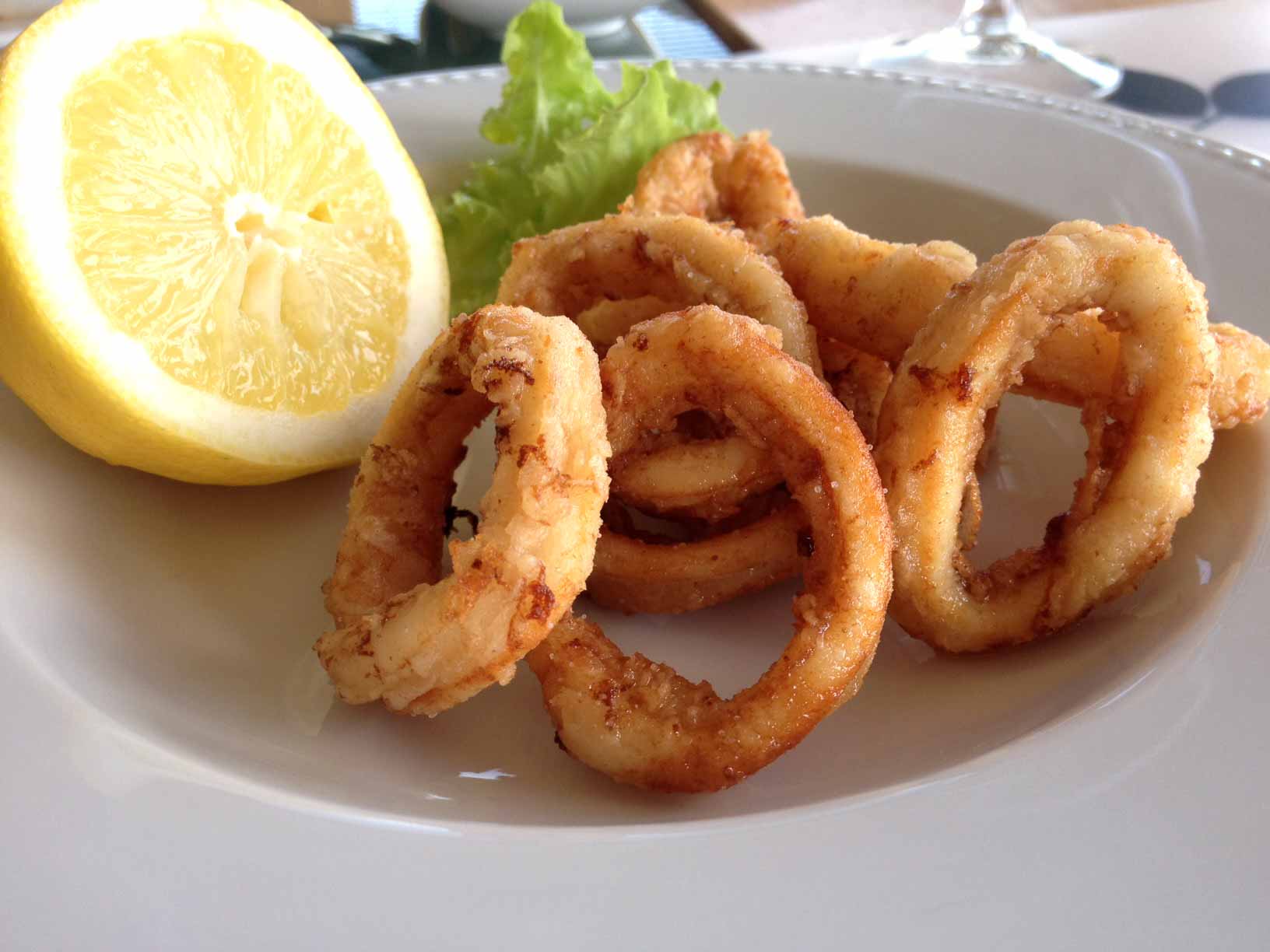 Blæksprutteringe - Calamari fritti